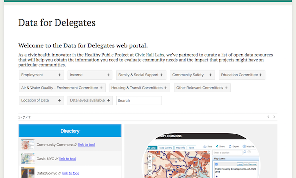 Data for Delegates Screenshot