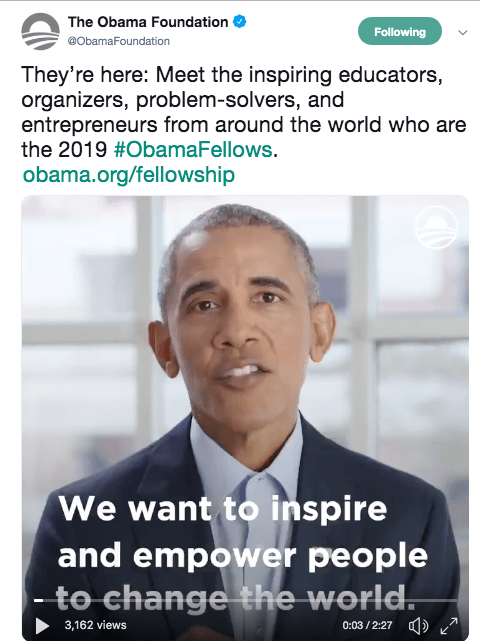 Obama Foundation Fellows