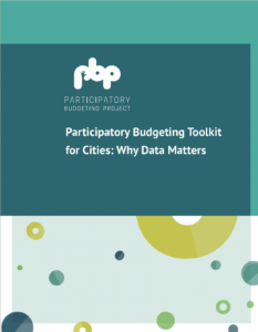 Cover of Resource: Participatory Budgeting Toolkit for Cities: Why Data Matters